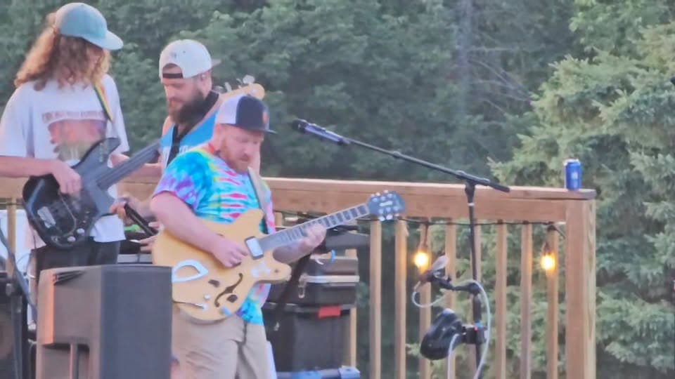 Live music and good times at camp